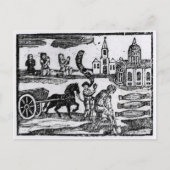 1665年の疫病で死んだ素晴らし者を引き出せ ポストカード (正面)