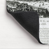 1666年にロンドンの素晴らしい火 マウスパッド (コーナー)