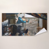 1666年～1667年絵画ヨハネス・フェルメールの芸術 バスタオル (バスタオル)