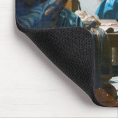 1666年~1667年絵画ヨハネス・フェルメールの芸術 マウスパッド (コーナー)