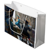 1666年~1667年絵画ヨハネス・フェルメールの芸術 ラージペーパーバッグ (正面アングル)