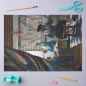 1666年~1667年絵画ヨハネス・フェルメールの芸術 薄葉紙 (クラフト)