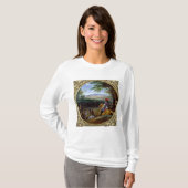 1669年にバーセイルズの宮殿の眺め Tシャツ (正面フル)