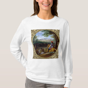 1669年にバーセイルズの宮殿の眺め Tシャツ