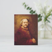 1669年63歳の自画像 ポストカード (スタンド正面)