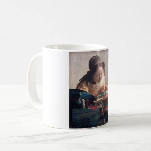 1669年~1670年、ヨハネス・フェルメール市レーメーカー コーヒーマグカップ (正面左)