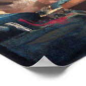 1669年～1670年、ヨハネス・フェルメール市レーメーカー ポスター (角)