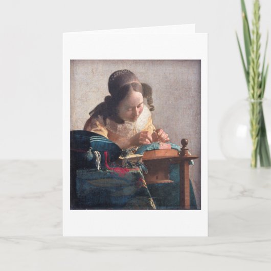 1669年-1670年、ラクメーカー、ヨハネス·ベルメール、1669年-1670年 カード (正面)