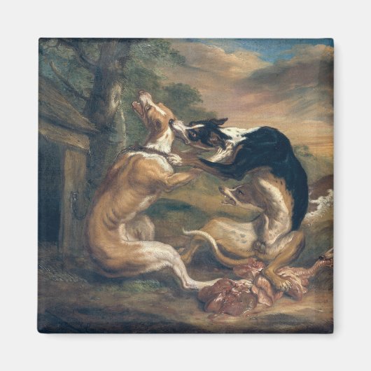 1678年の犬戦 マグネット (正面)