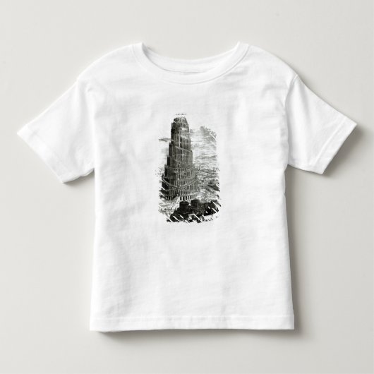 1679年バベルの塔 トドラーTシャツ (正面)