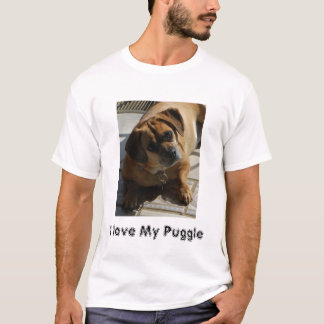 167、私は私のPuggleを愛します Tシャツ