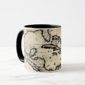 1680カリブの地図のマグ マグカップ (正面左)