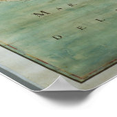 1681北アメリカの見解 ポスター (角)