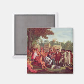 1683年のウィリアム・ペンインディアン条約 マグネット (正面/裏面)