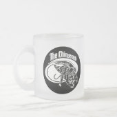 1684 Frosted Black Logo Mug - 2サイズ フロストグラスマグカップ (左)