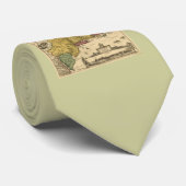 1685の地図 – ニューベルギー、ニューワールド、ニューイングランド ネクタイ (ロール)