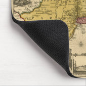 1685の地図 – ニューベルギー、ニューワールド、ニューイングランド マウスパッド (コーナー)