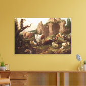 1685年の風景動物 キャンバスプリント (インサイチュ (リビング))