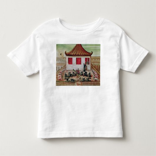 1688年にシャムの日曜日の食 トドラーTシャツ (正面)