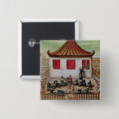 1688年にシャムの日曜日の食 缶バッジ (正面&裏面)