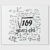169の平方根 – 13日目13歳の数学Bi ラッピングペーパー (フラット)