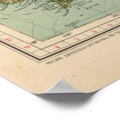 169ニュージーランド、ハワイ、タスマニア ポスター (角)