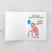 #169ハッピーバースデー カード (内部)