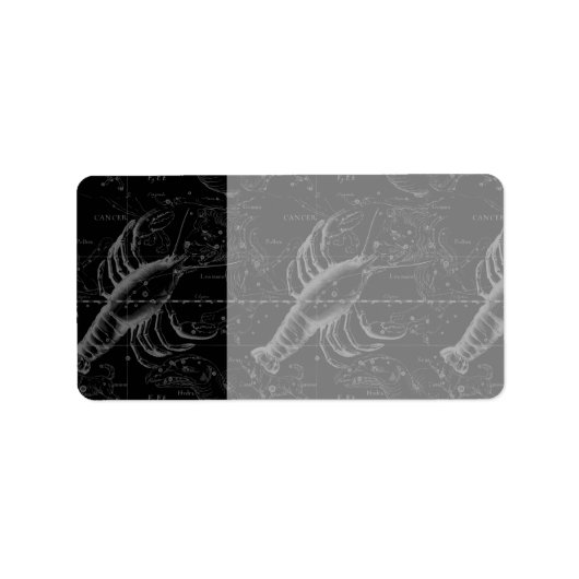 1690年がん星座 ラベル (正面)