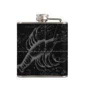 1690年頃のがん星座マップブラックヘベリーウス フラスク (裏面)