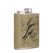 1690年頃の天脈層によるがん星座 フラスク (右)