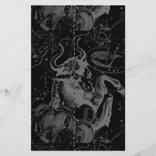 1690年頃の天脈星座 便箋 (正面)