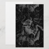 1690年頃の天脈星座 便箋 (正面/裏面)