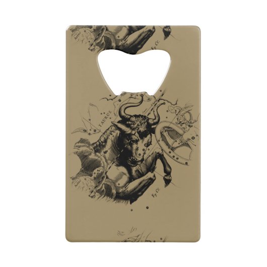 1690年頃の高天座の地図 クレジットカード栓抜き (正面)