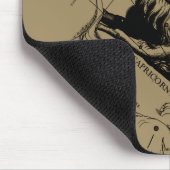 1690年頃山羊座の星座の地図Hevelius マウスパッド (コーナー)