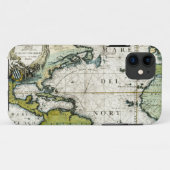 1691大西洋の航海のな図表 Case-Mate iPhoneケース (裏面(横))