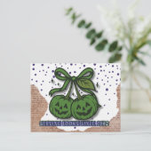 1692年のグリーンパンプキンコケット以来の外観を提供 シーズンポストカード (スタンド正面)