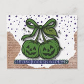 1692年のグリーンパンプキンコケット以来の外観を提供 シーズンポストカード (正面)