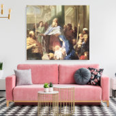 1692年のテンプルでの発表 キャンバスプリント (インサイチュ (リビング))