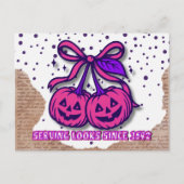 1692年のピンクカボチャのコケット以来の外観を提供 シーズンポストカード (正面)