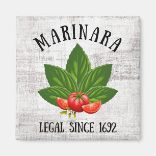 1692年バジルトマト以来のマリーナラ法葉法 マグネット