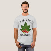 1692年バジルトマト以来のマリーナラ法葉法 Tシャツ (正面フル)