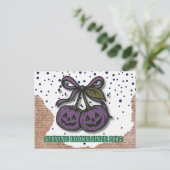 1692年パープルカボチャのコケット以来の外観を提供 シーズンポストカード (スタンド正面)