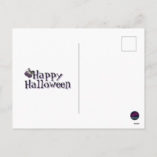 1692年パープルカボチャのコケット以来の外観を提供 シーズンポストカード (裏面)