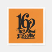 1692彼ら恋しく思は一つの魔女ハロウィン不気味シーズン スタンダードカクテルナプキン (正面)