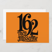 1692彼ら恋しく思は一つの魔女ハロウィン不気味シーズン 招待状 (正面/裏面)