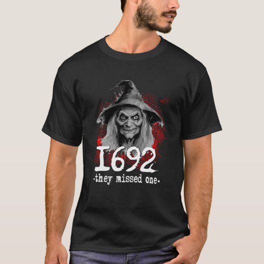 1692彼ら恋しく思は1ハロウィーンの魔女スウェットシャツ Tシャツ (正面)