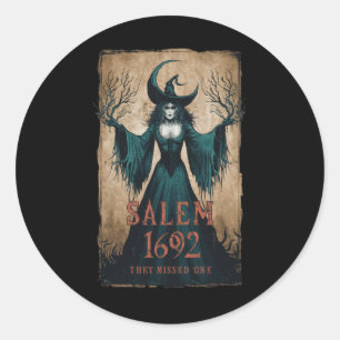 1692彼ら恋しく思は1ハロウィーンフェミニスト魔女トリア ラウンドシール