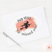 1692 恋しく思One 楕円形シール (封筒)