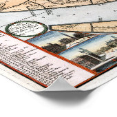 1695ヴェネツィアシティプラン ポスター (角)