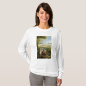 1697年後のバーセイルズのOrangerieの眺め、 Tシャツ (正面フル)